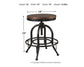 Valebeck Swivel Barstool (2/CN)