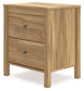 Bermacy Two Drawer Night Stand