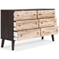 Piperton Queen Panel Headboard with Dresser, Chest and 2 Nightstands