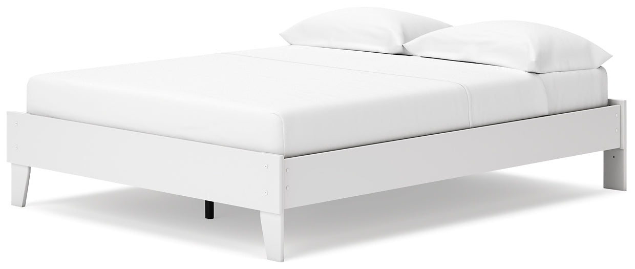 Socalle Queen Platform Bed with Dresser and 2 Nightstands