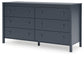 Simmenfort Twin Panel Headboard with Dresser, Chest and Nightstand