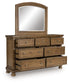 Feddinger Dresser and Mirror