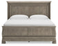 Lexorne King Sleigh Bed with Mirrored Dresser, Chest and Nightstand